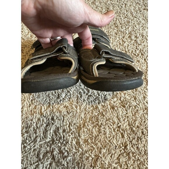 Timberland Sandals Size 4 Boys Brown Outdoor Hiking Camping - Picture 2 of 7